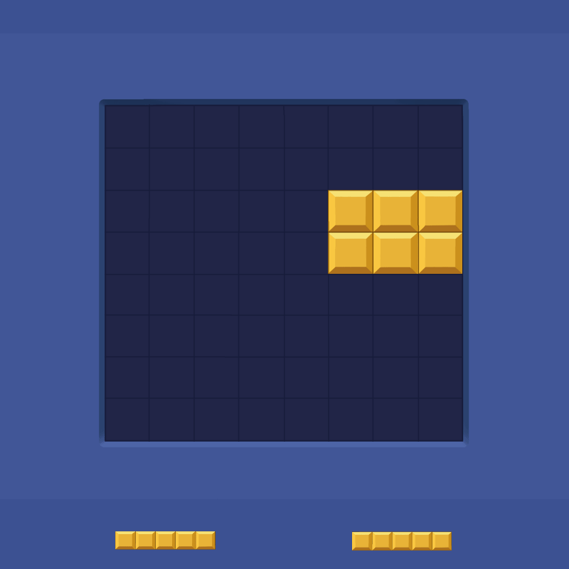 ブロックブラストのゲームプレイ